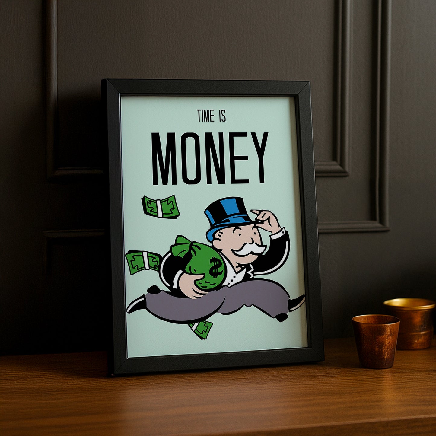 Monopoly Times is Money - Cadre photo