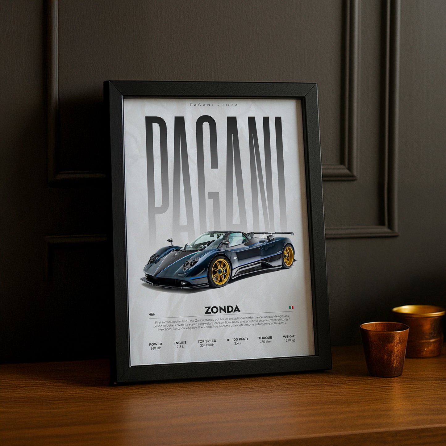 Cadre photo Pagani Zonda
