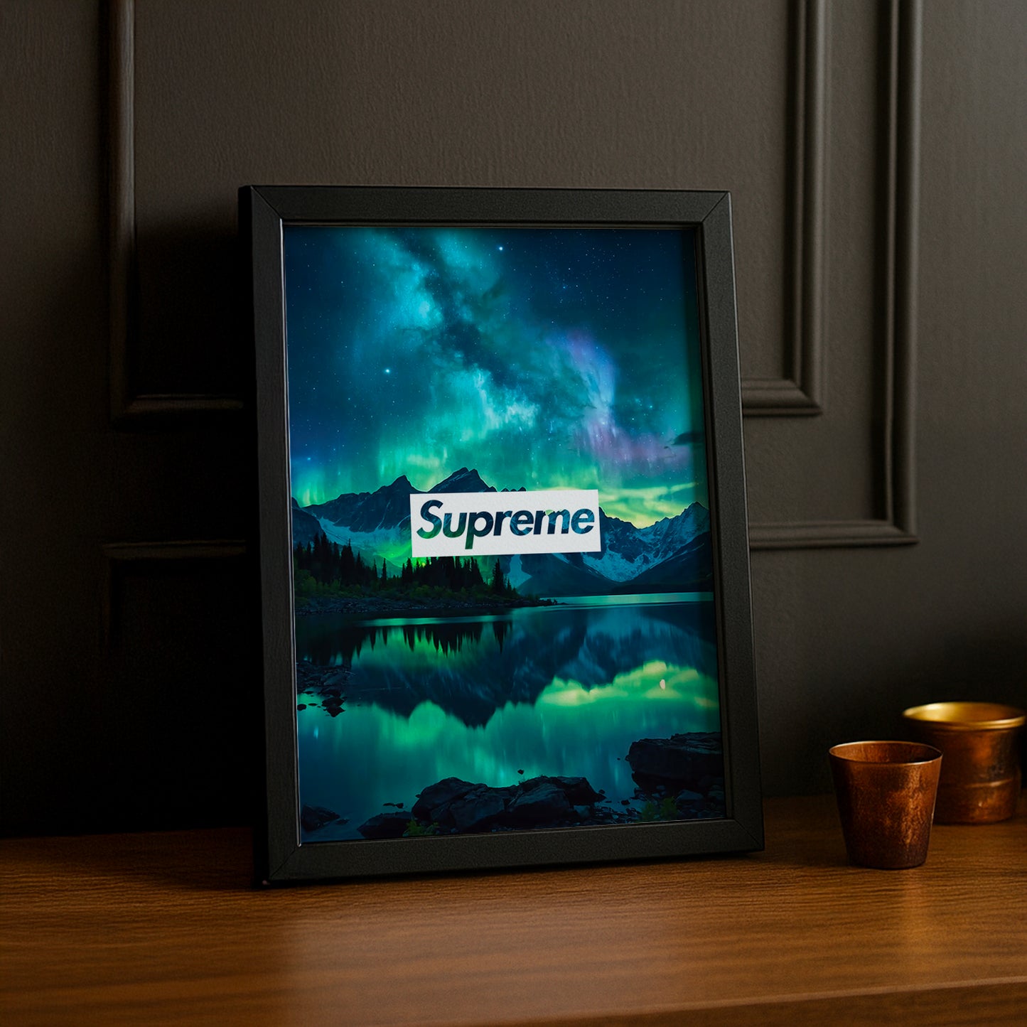 Poster Supreme - Aurore Boréale