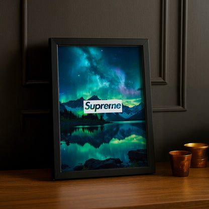 Poster Supreme - Aurore Boréale
