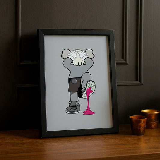 Cadre photo Kaws - Chewing-Gum