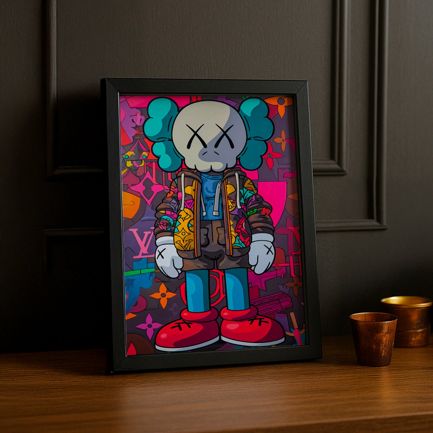 Cadre photo Kaws Louis Vuitton