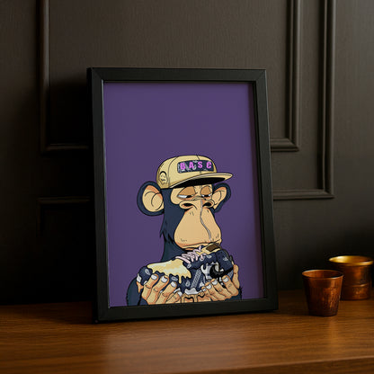 Cadre photo Bayc Nike Dunk SB Travis Scott