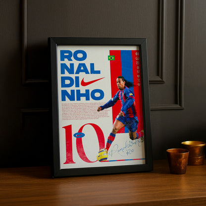 Cadre Photo Footballeur - Ronaldinho