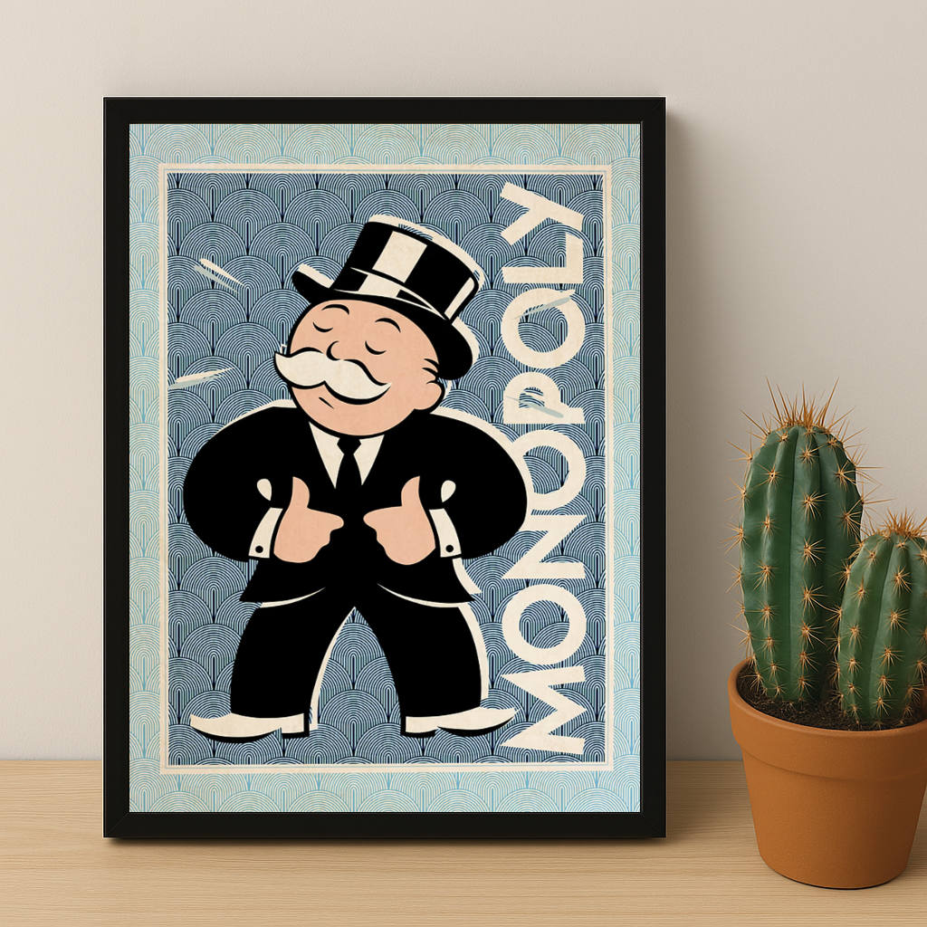Monopoly Bleu - Poster