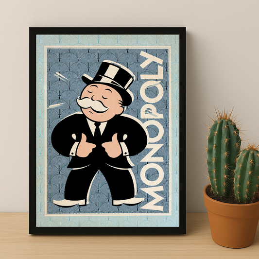 Monopoly Bleu - Poster