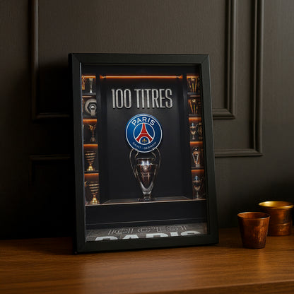 Cadre photo 100 Titres Paris Saint-Germain Ligue des champions