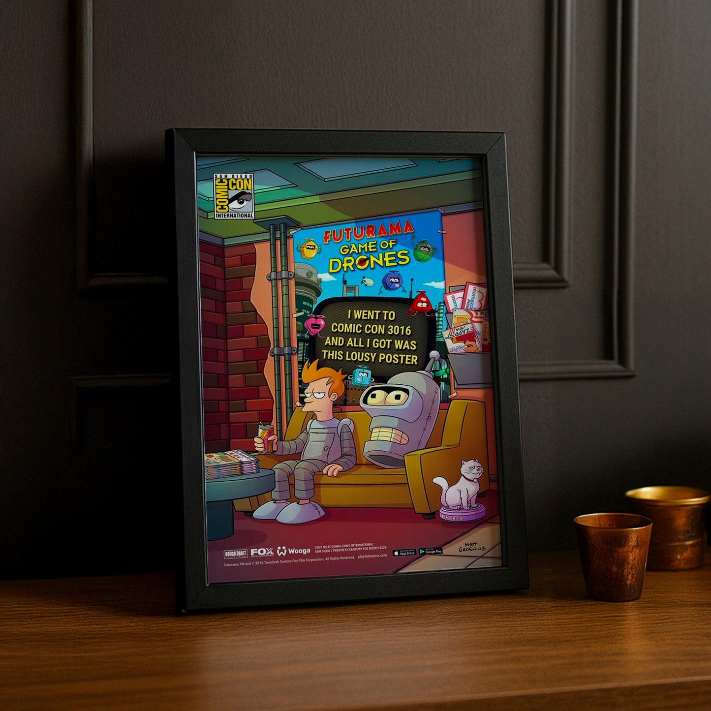 Cadre Photo Futurama - Déguisement Bender