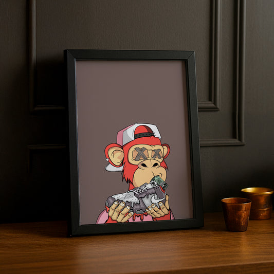 Cadre photo Bayc Nike Dunk SB Pigeon