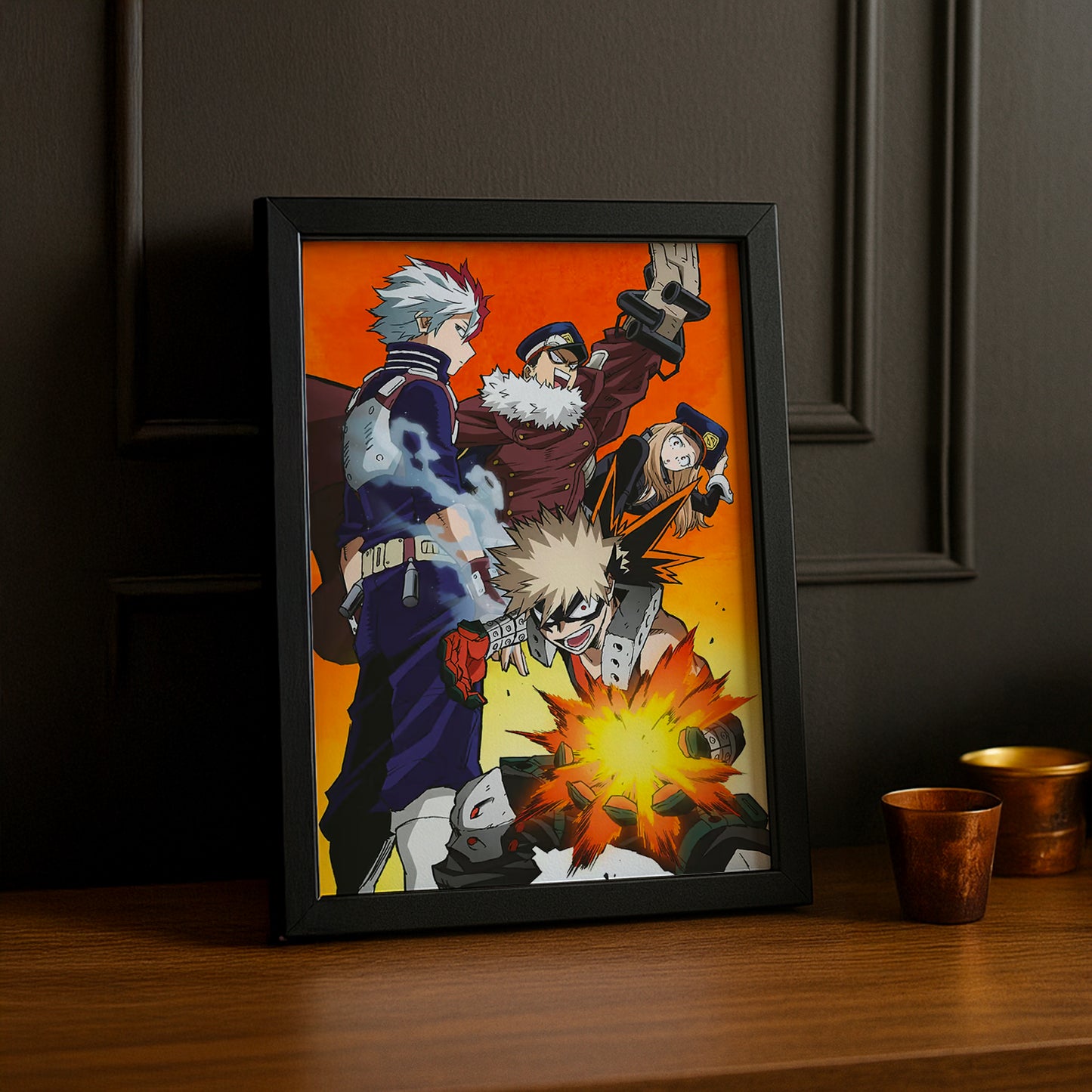 Cadre Photo My Hero Academia - Bakugo Team