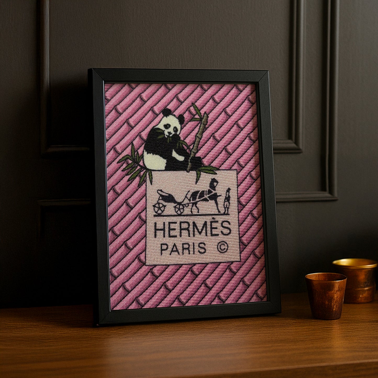 Cadre photo Hermès - Panda