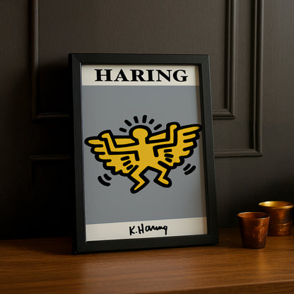 Cadre photo Keith Haring Angel
