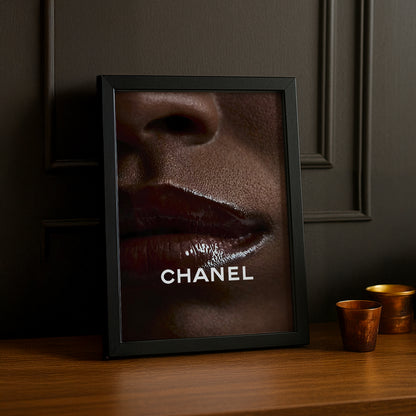 Poster Photo Chanel - Lips
