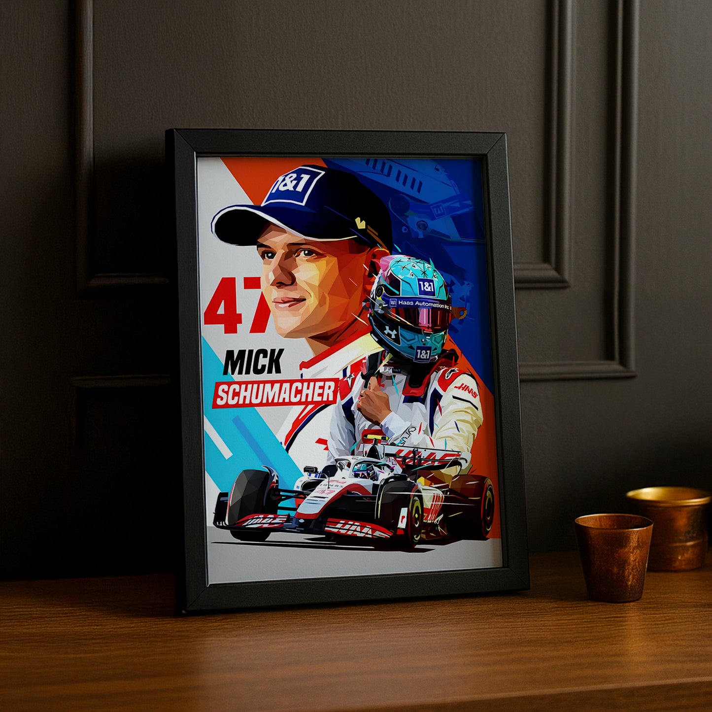Cadre photo Mick Schumacher Formule 1