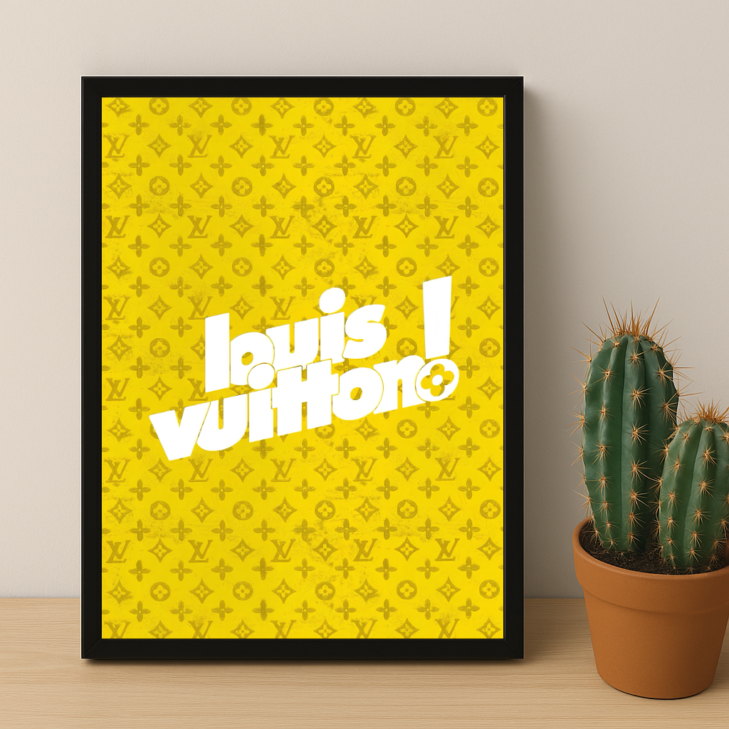 Cadre photo Louis Vuitton Yellow