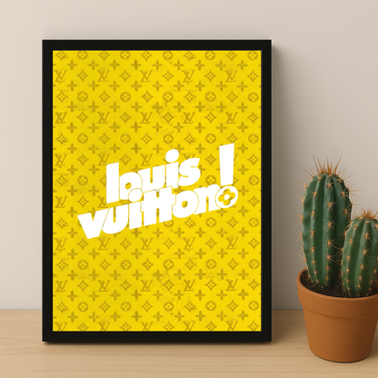Cadre photo Louis Vuitton Yellow