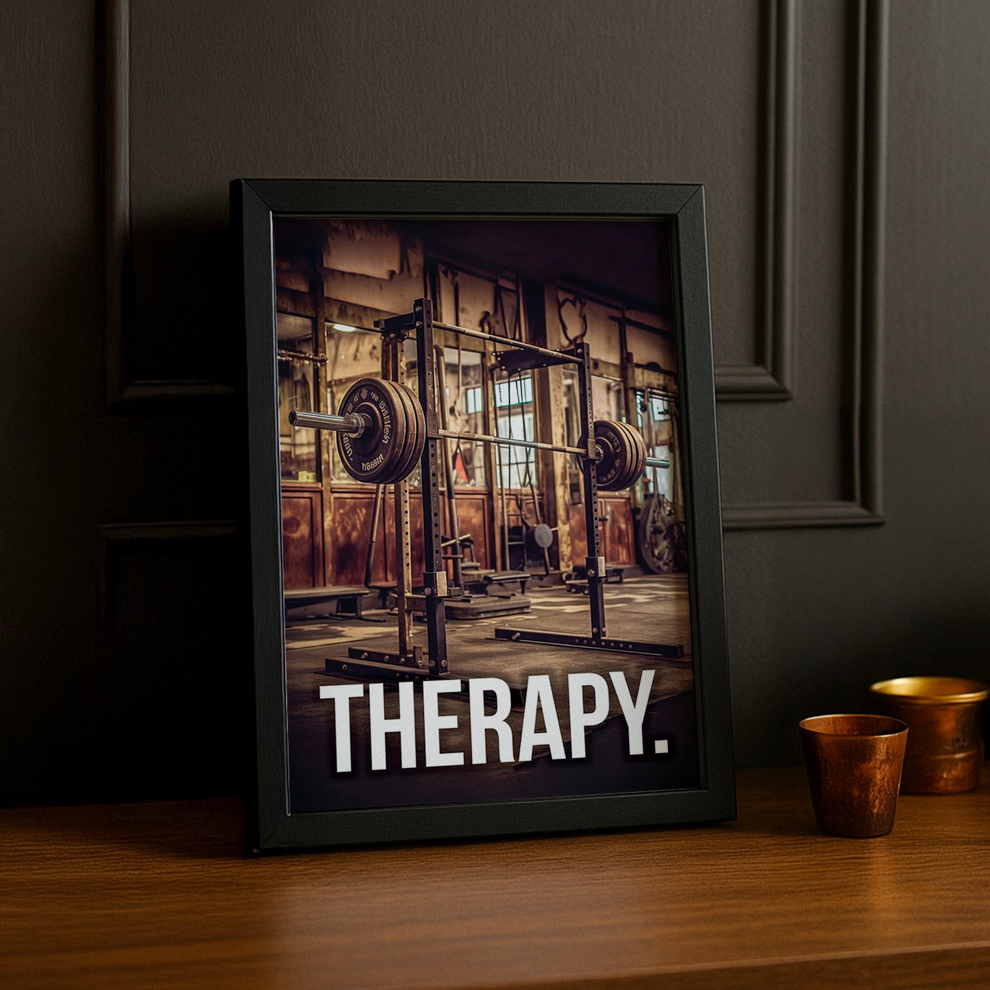 Poster Photo Musculation - Therapy