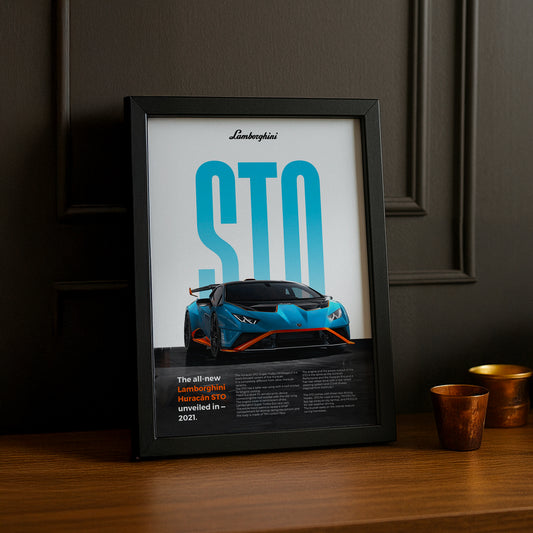 Poster Voitures - Lamborghini Huracan STO
