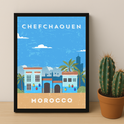 Chefchaouen Maroc - Poster