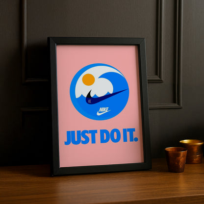 Cadre Photo Nike - Just Do It Fleurs