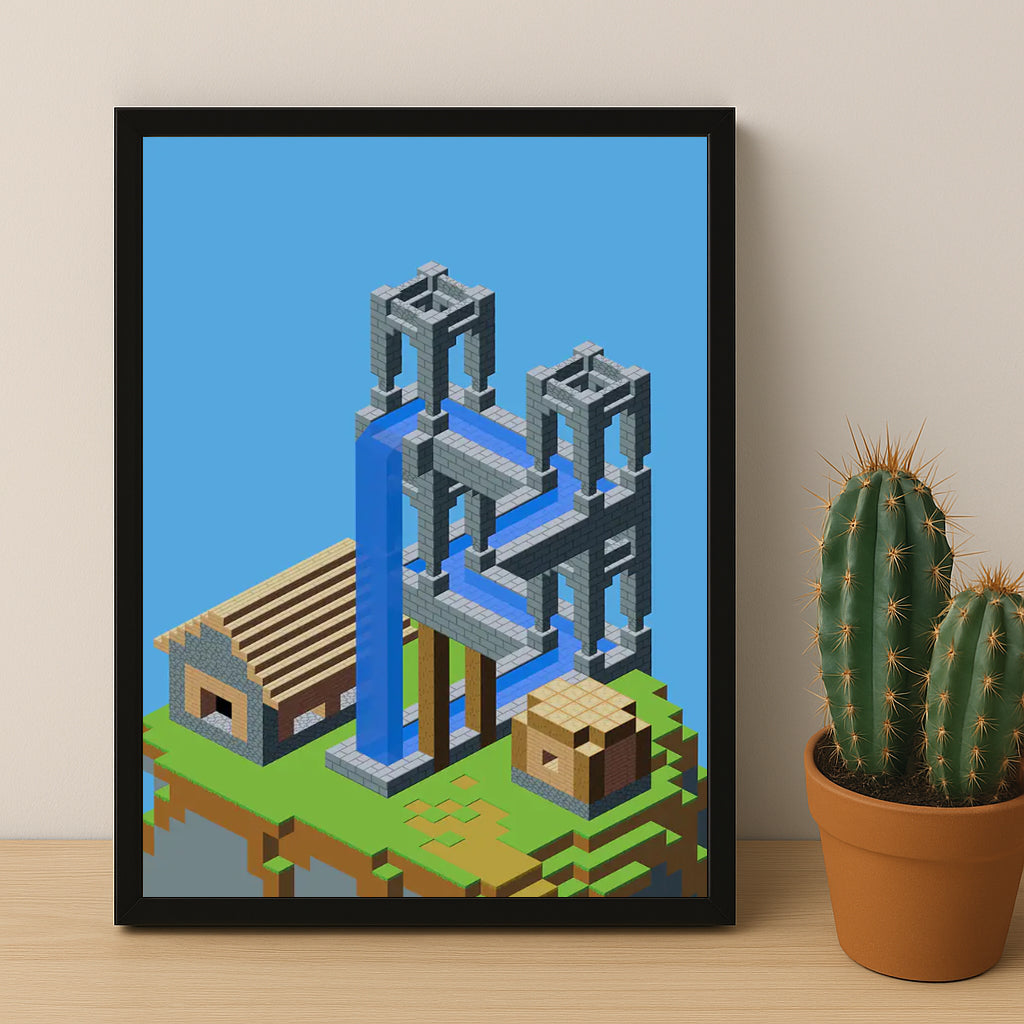 Cadre photo Minecraft - Construction