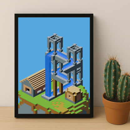 Cadre photo Minecraft - Construction