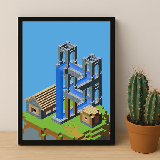 Cadre photo Minecraft - Construction