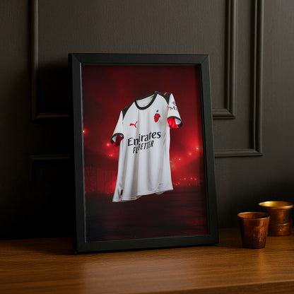 Poster Maillot Football - AC Milan Extérieur 25-26