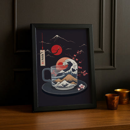 Cadre photo Café - Japon