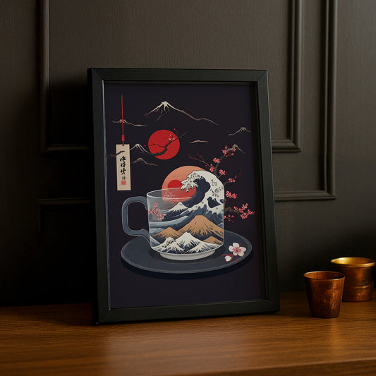 Cadre photo Café - Japon