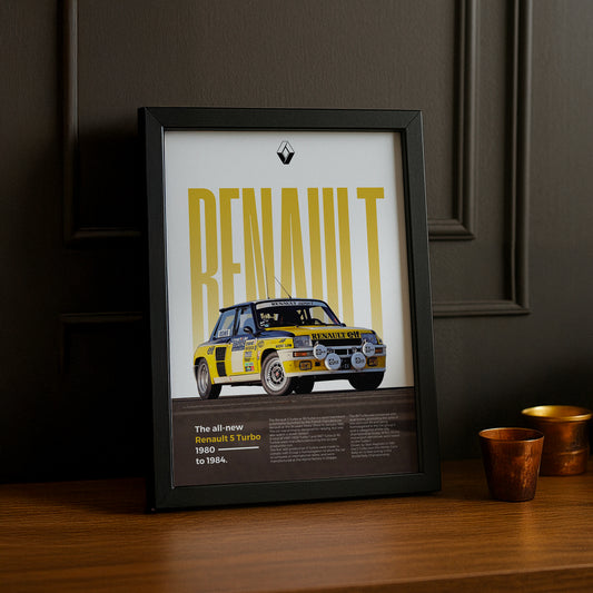 Poster Voitures - Renault 5 Turbo