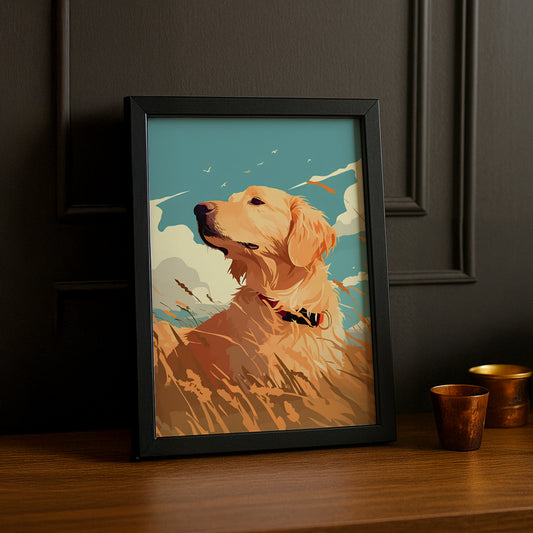 Chien portrait - Poster