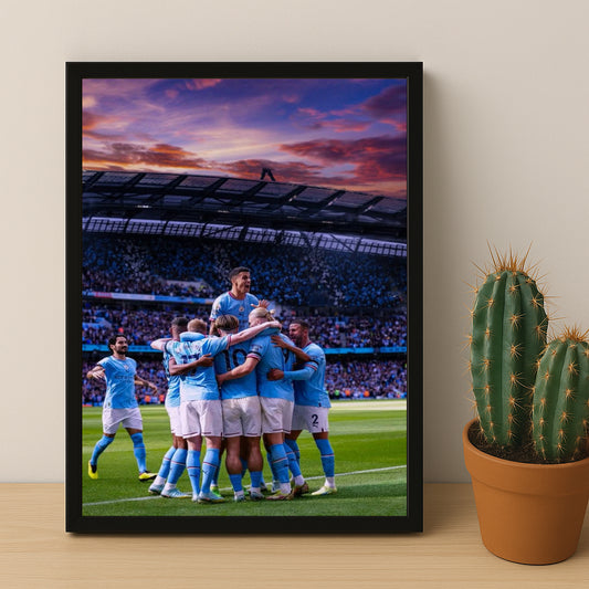 Poster Manchester City - Célébration