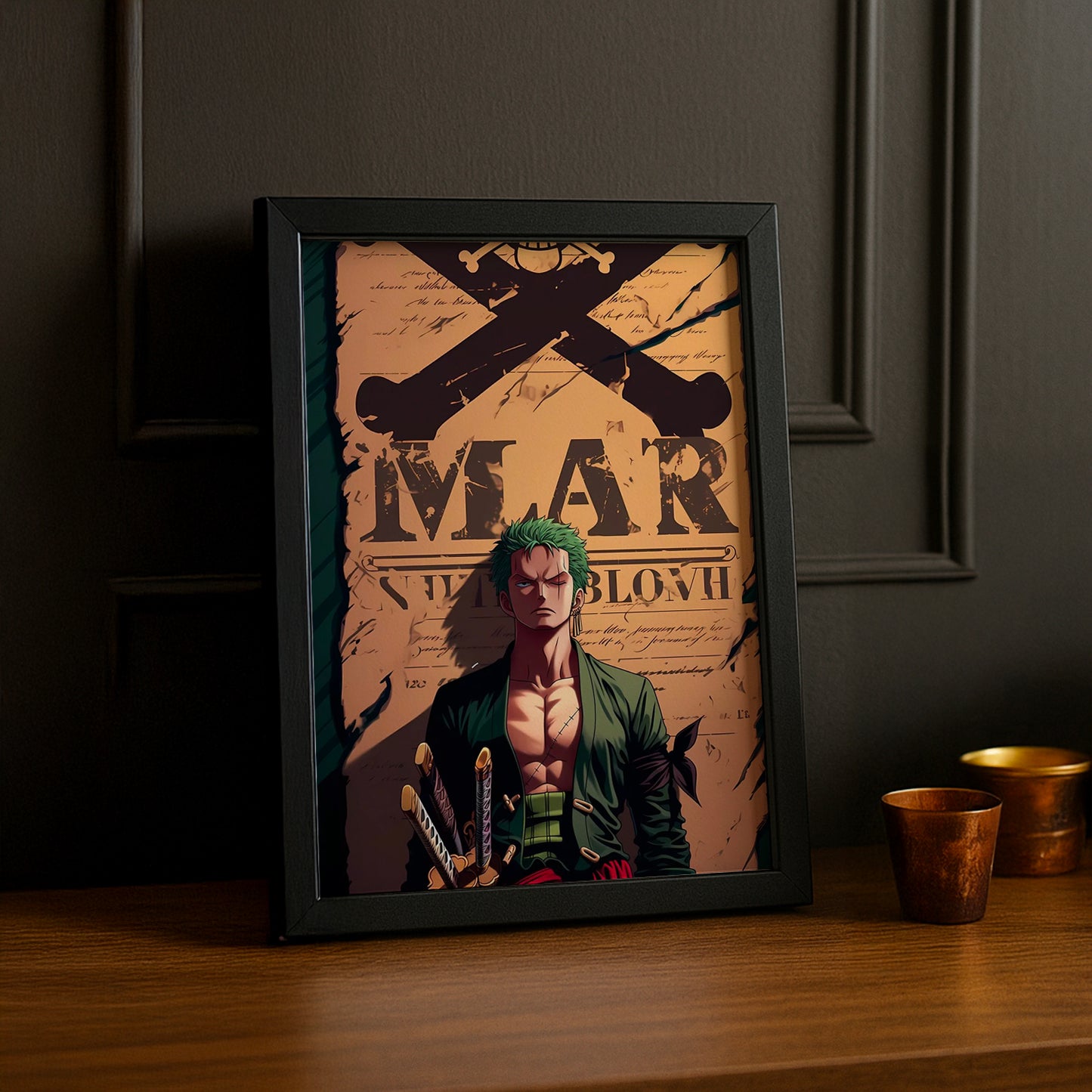 Cadre photo One Piece - Zoro