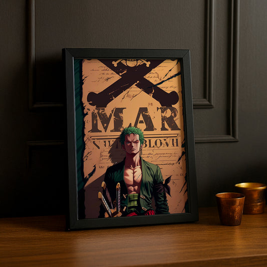 Cadre photo One Piece - Zoro