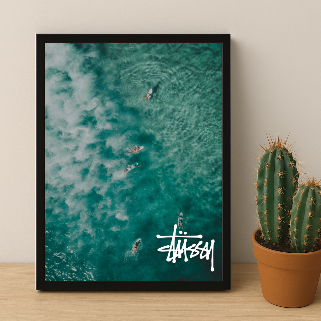 Cadre photo Stüssy - Blue surf