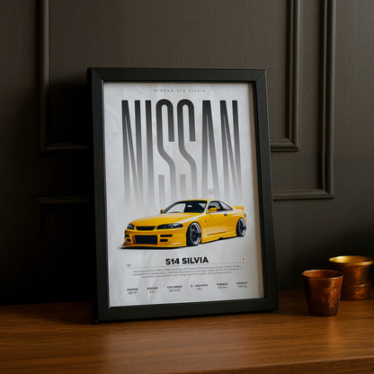 Cadre photo Nissan S14 Silvia