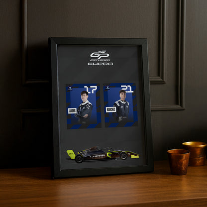 Cadre Photo GP Explorer Ander x Karchez – Monoplace Cupra | Édition Collector