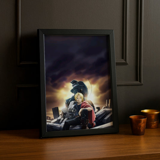 Cadre Photo Full Metal Alchemist - Edward et Alphonse Elric