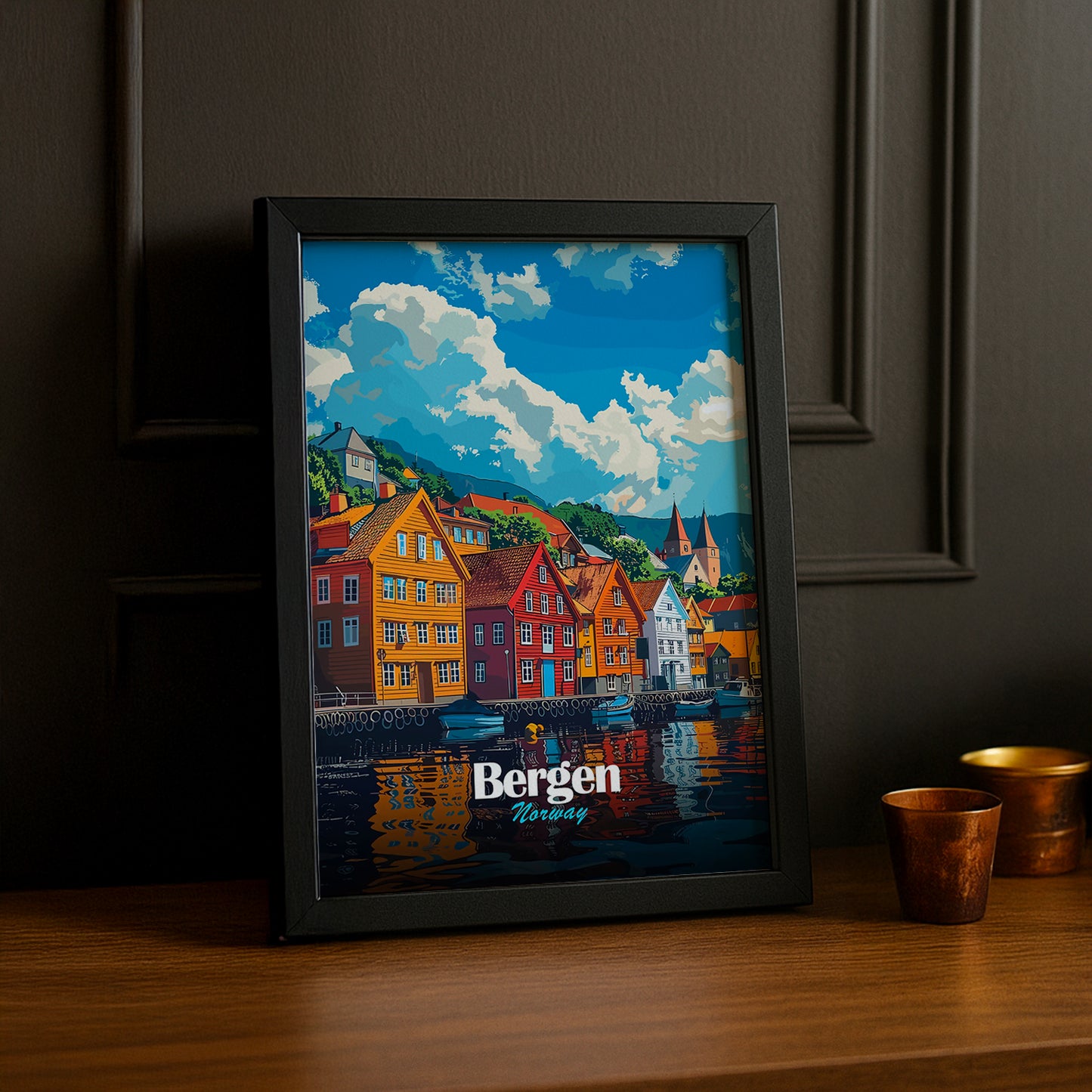 Cadre photo Bergen Norway