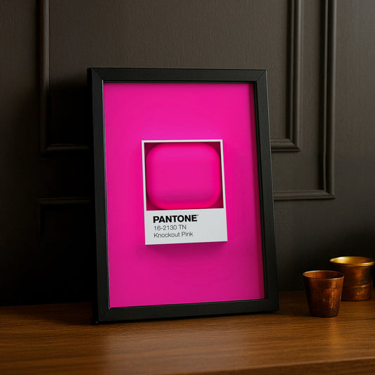 Cadre Photo Pantone Étiquette - Knockout Pink
