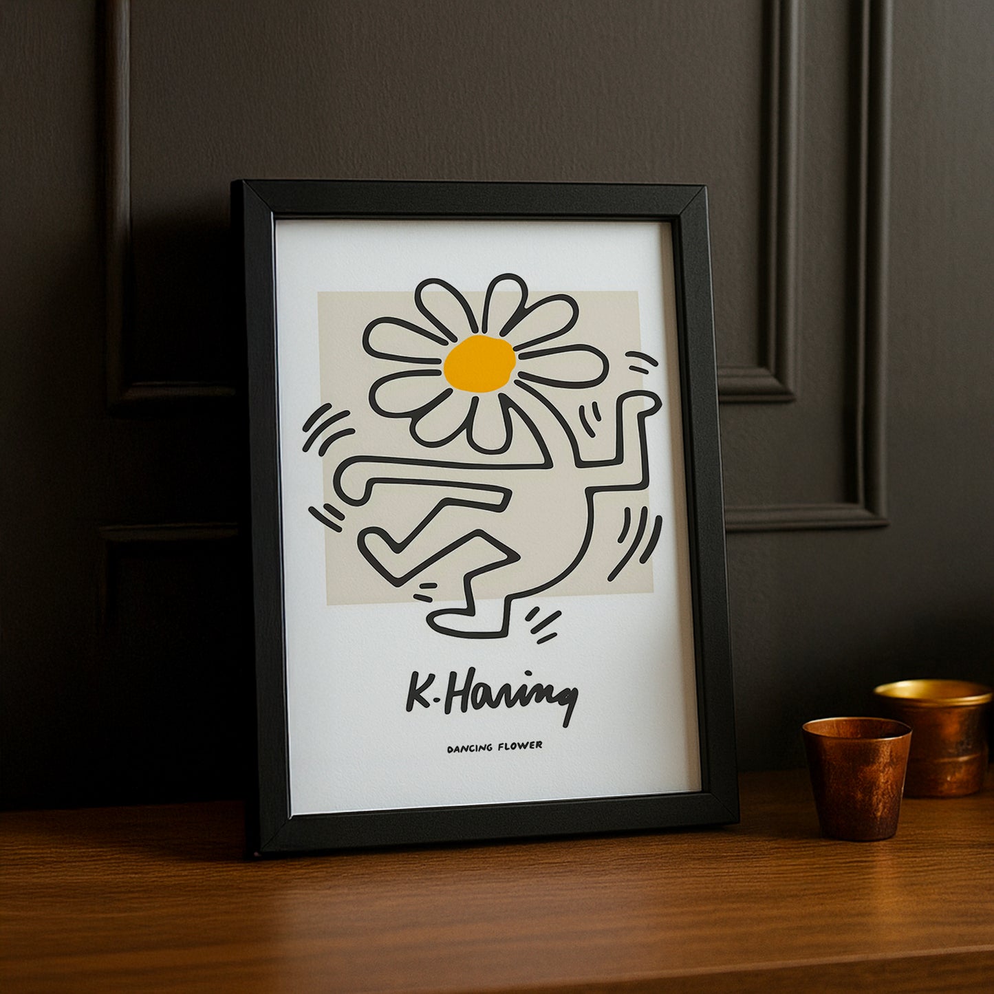 Cadre photo Keith Haring