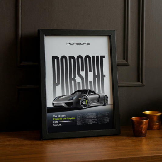 Poster Voitures - Porsche 918 Spyder