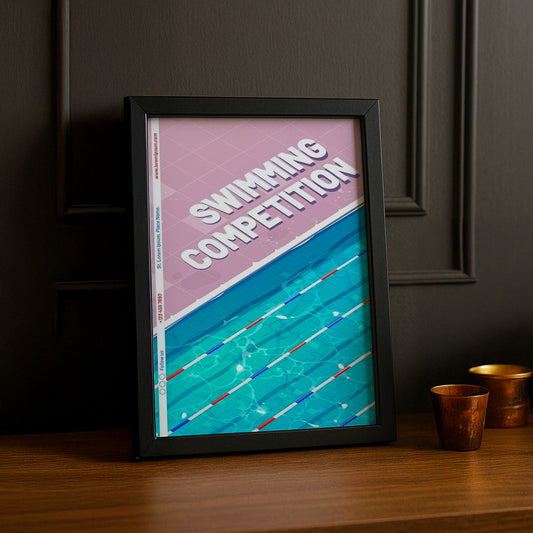 Cadre Photo Natation - Swimming Competition