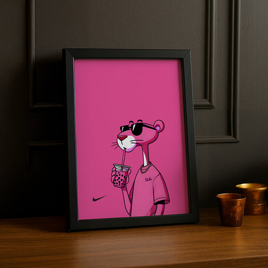 Cadre photo Panthère rose x Nike