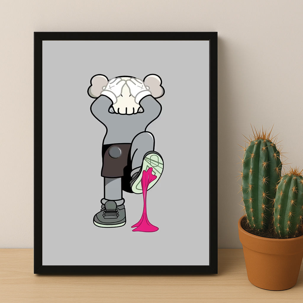 Cadre photo Kaws - Chewing-Gum