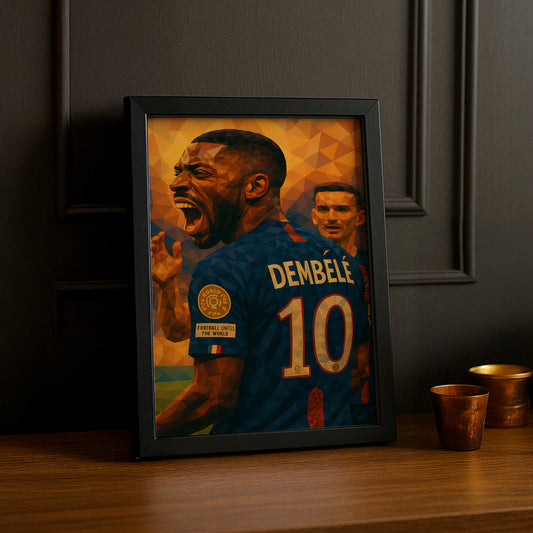 Dembélé Illustration Paris Saint-Germain