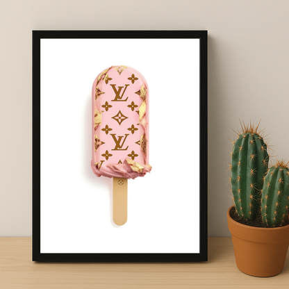 Cadre photo Louis Vuitton Glace dorée