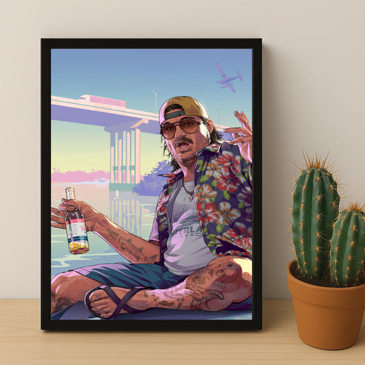 Poster Grand Theft Auto VI - Cal Hampton