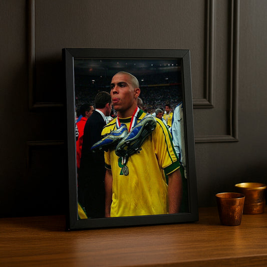 Poster encadrée Brazil - Ronaldo 9